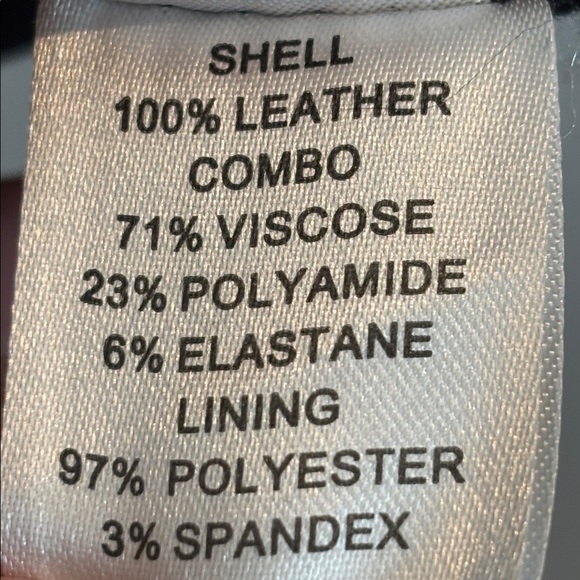 DIANE VON FURSTENBURG DVF Leather Cocktail Holiday Party Sexy Mini Dress Sz 6 - Picture 11 of 12